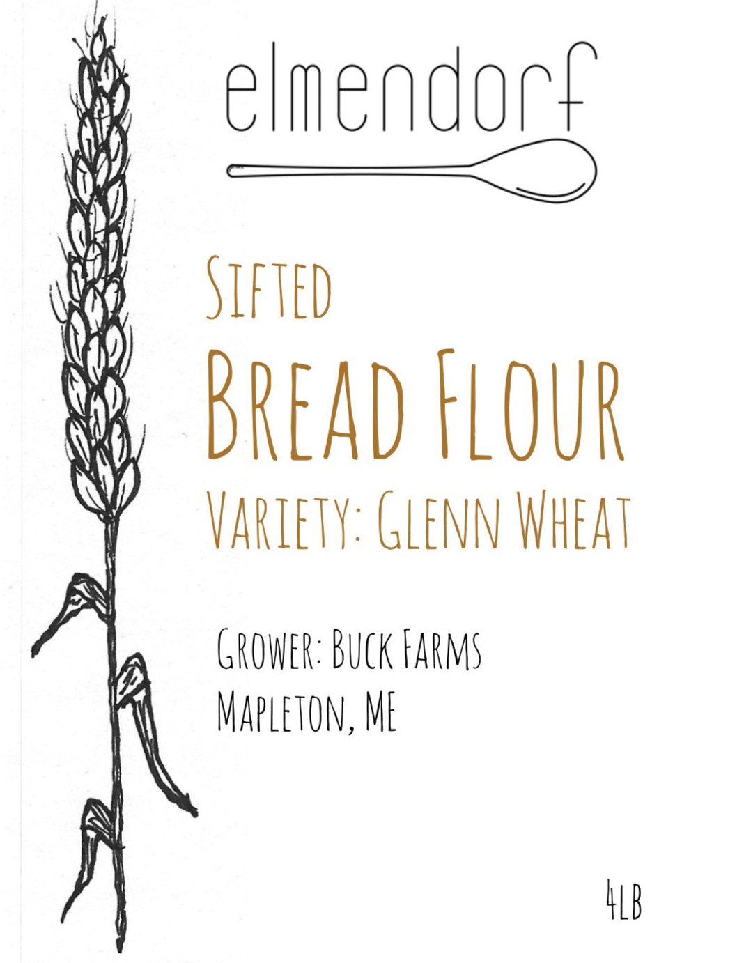 Sifted Glenn Wheat Flour & Grain