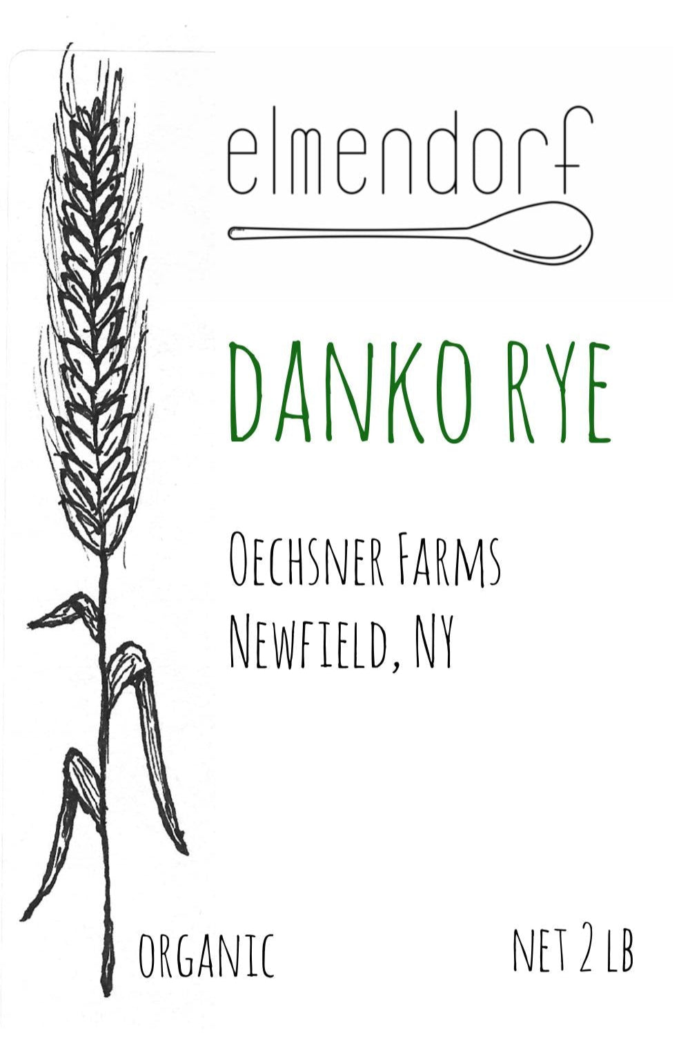 Heirloom Danko Rye Flour & Grain